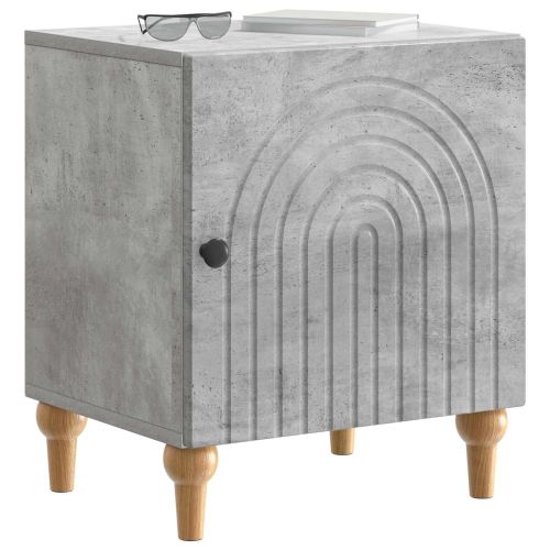Нощен шкаф 2 pcs Бетонно сиво 43 x 34,5 x 50 см