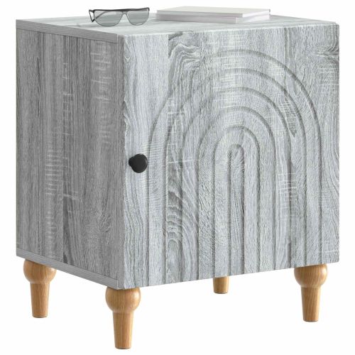Нощен шкаф 2 pcs Сива сонома 43 x 34,5 x 50 см