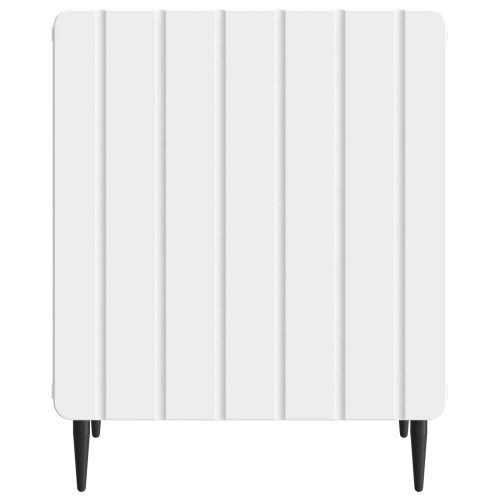 Нощен шкаф 2 pcs Бяло 43 x 34,5 x 52 см Инженерна дървесина
