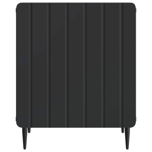 Нощен шкаф 2 pcs Черно 43 x 34,5 x 52 см Инженерна дървесина