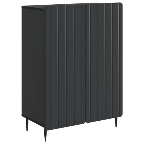 Служебен шкаф Черно 66 x 34,5 x 92 см Инженерна дървесина