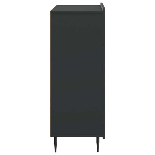 Служебен шкаф Черно 66 x 34,5 x 92 см Инженерна дървесина