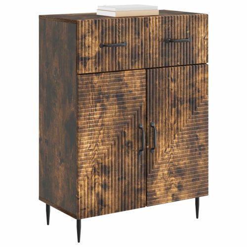 Служебен шкаф с чекмедже Опушен дъб 66 x 34,5 x 89,5 см