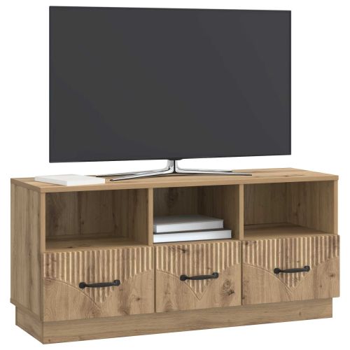 ТВ шкаф Дъб артизан 102 x 34,5 x 47 см Инженерна дървесина