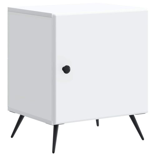 Нощен шкаф 2 pcs Бяло 43 x 34,5 x 50 см Инженерна дървесина