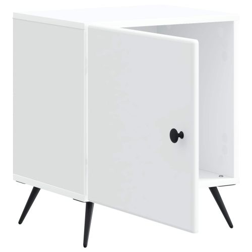 Нощен шкаф 2 pcs Бяло 43 x 34,5 x 50 см Инженерна дървесина