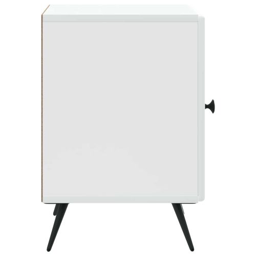 Нощен шкаф 2 pcs Бяло 43 x 34,5 x 50 см Инженерна дървесина