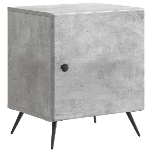 Нощен шкаф 2 pcs Бетонно сиво 43 x 34,5 x 50 см