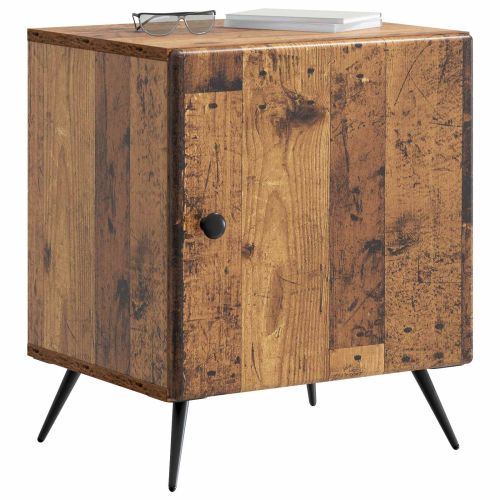 Нощен шкаф 2 pcs Старо дърво 43 x 34,5 x 50 см