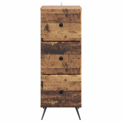 Чекмеджетен шкаф Старо дърво 33 x 34,5 x 90 см