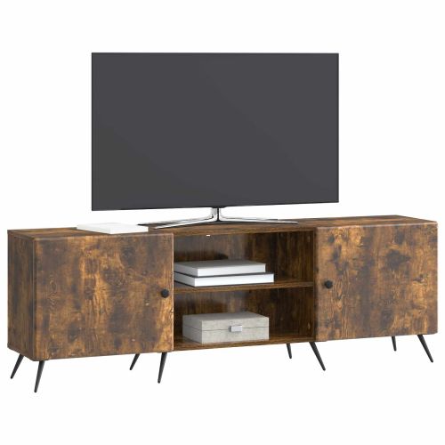 ТВ шкаф Опушен дъб 150 x 31 x 50 см Инженерна дървесина