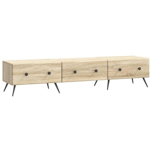 ТВ шкаф Дъб сонома 147 x 34,5 x 30 см Инженерна дървесина