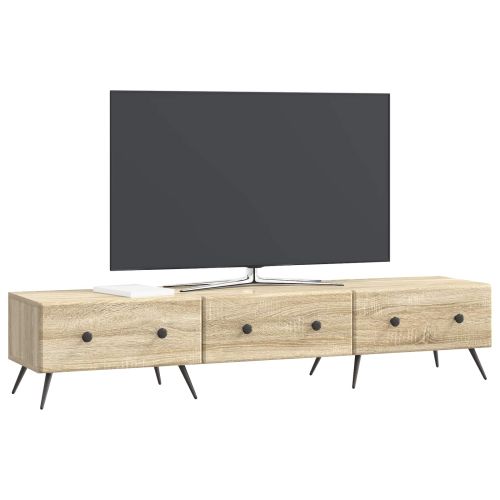 ТВ шкаф Дъб сонома 147 x 34,5 x 30 см Инженерна дървесина