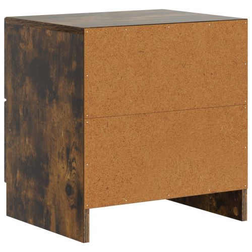 Нощен шкаф 2 бр. Опушен дъб 43 x 34,5 x 44,5 см