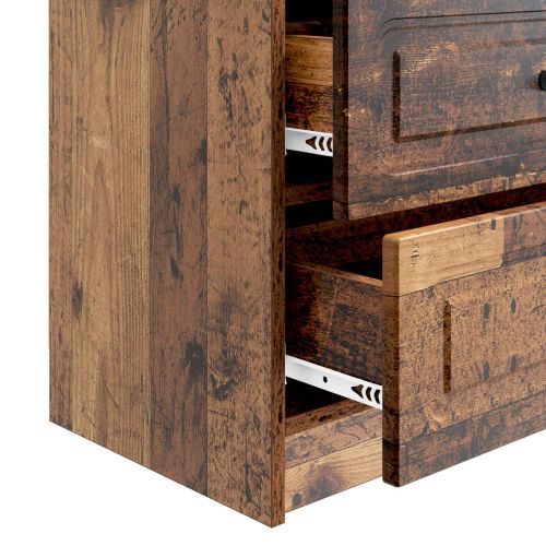 Нощен шкаф Старо дърво 62 x 34,5 x 44,5 см Инженерна дървесина