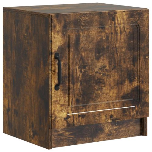Нощен шкаф Опушен дъб 43 x 34,5 x 47 см Инженерна дървесина