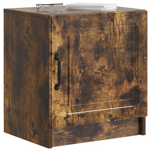 Нощен шкаф 2 pcs Опушен дъб 43 x 34,5 x 47 см