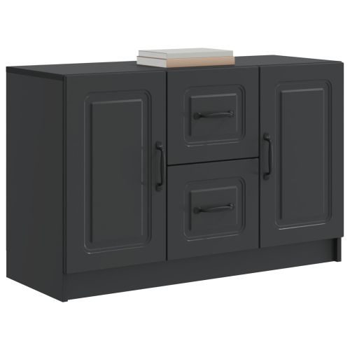 Служебен шкаф Черно 89 x 34,5 x 57 см Инженерна дървесина