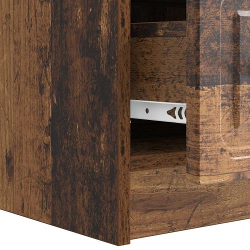 ТВ шкаф 147 x 34,5 x 27 см Старо дърво Инженерна дървесина