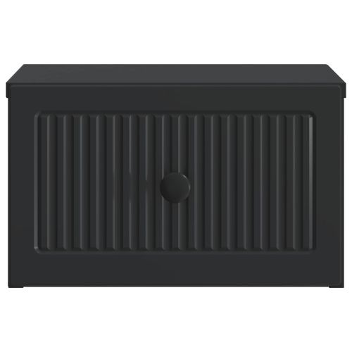 Спален шкаф с монтаж на стена Черно 33 x 34,5 x 20 см