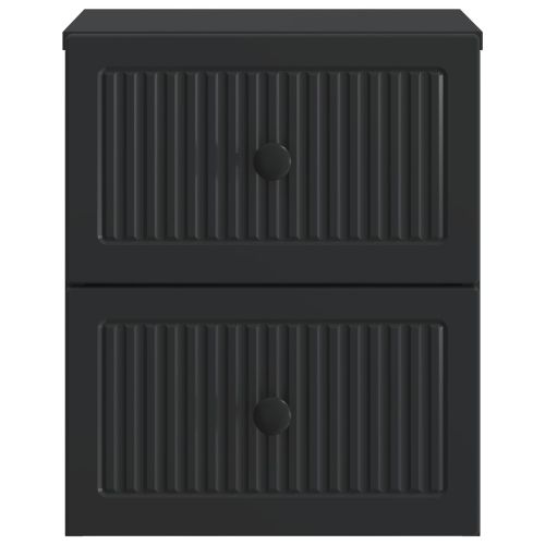 Спален шкаф с монтаж на стена Черно 33 x 34,5 x 40 см