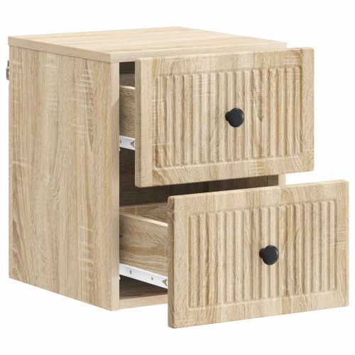 Спален шкаф с монтаж на стена Дъб сонома 33 x 34,5 x 40 см