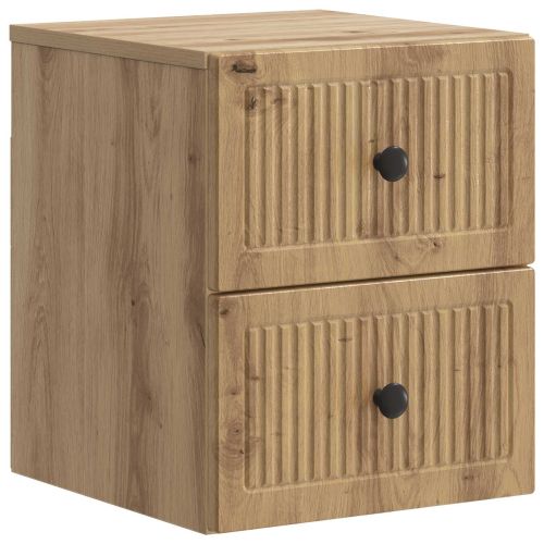 Спален шкаф с монтаж на стена Дъб артизан 33 x 34,5 x 40 см