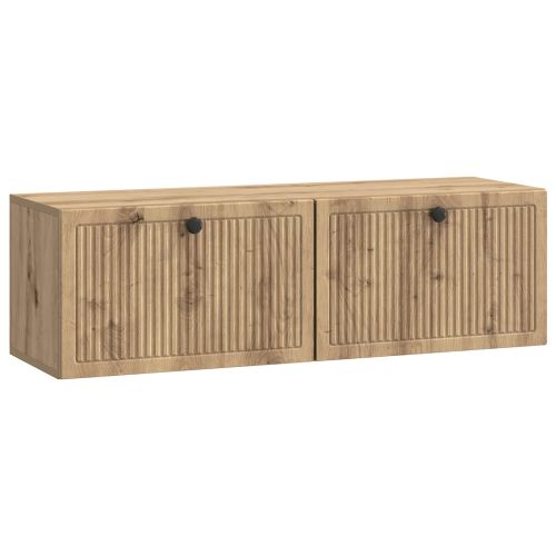Стенно монтиран ТВ шкаф Дъб артизан 98 x 31 x 30 см