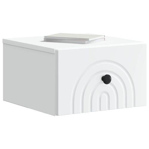 Спален шкаф с монтаж на стена 2 pcs Бяло 33 x 34,5 x 20 см