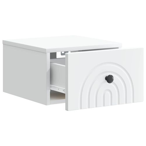 Спален шкаф с монтаж на стена 2 pcs Бяло 33 x 34,5 x 20 см