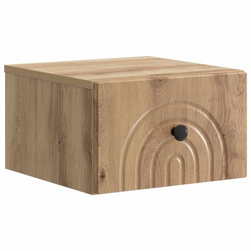 Спален шкаф с монтаж на стена Дъб артизан 33 x 34,5 x 20 см