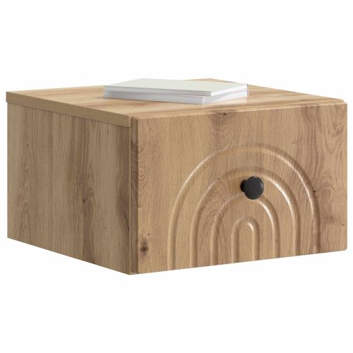 Спален шкаф с монтаж на стена Дъб артизан 33 x 34,5 x 20 см