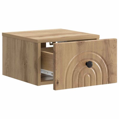 Спален шкаф с монтаж на стена Дъб артизан 33 x 34,5 x 20 см
