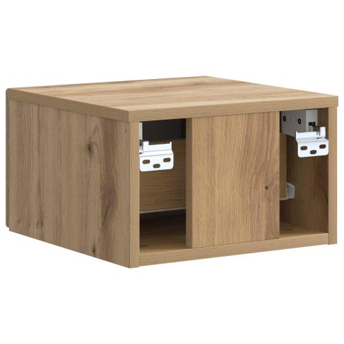 Спален шкаф с монтаж на стена Дъб артизан 33 x 34,5 x 20 см
