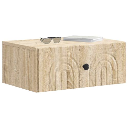 Спален шкаф с монтаж на стена Дъб сонома 49 x 34,5 x 20 см