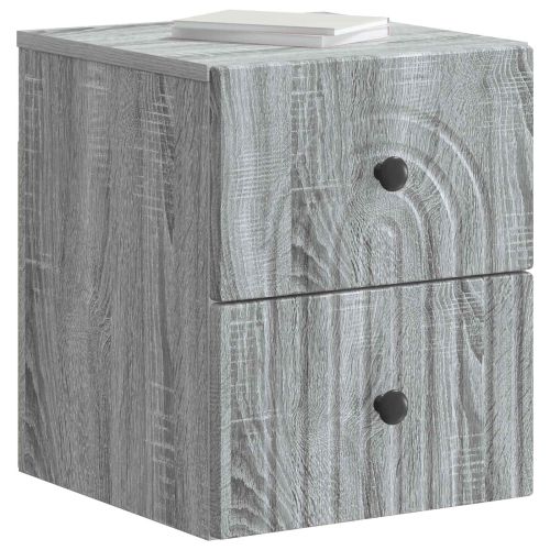 Спален шкаф с монтаж на стена Сива сонома 33 x 34,5 x 40 см