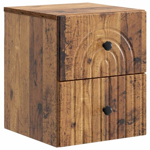 Спален шкаф с монтаж на стена Старо дърво 33 x 34,5 x 40 см