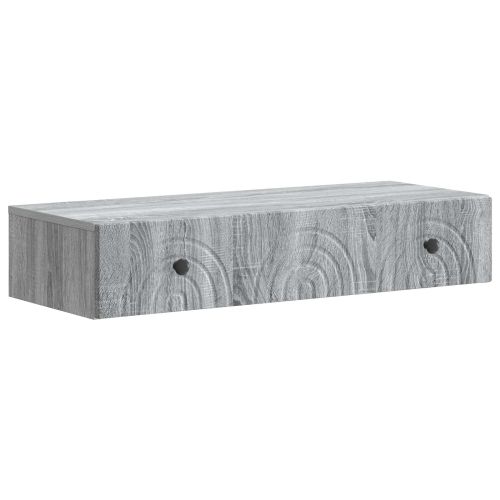 Стенен страничен масичка Сива сонома 87,5 x 34,5 x 17 см