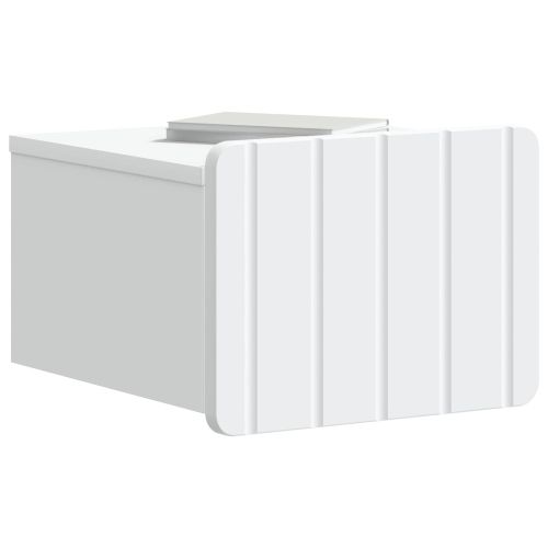 Спален шкаф с монтаж на стена 2 pcs Бяло 33 x 34,5 x 24 см