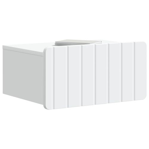 Спален шкаф с монтаж на стена 2 pcs Бяло 49 x 34,5 x 24 см