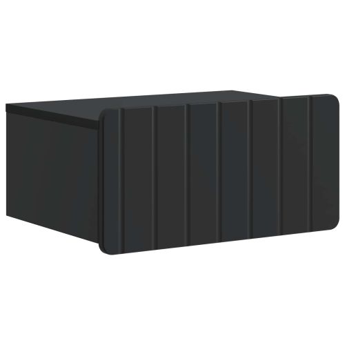Спален шкаф с монтаж на стена Черно 49 x 34,5 x 24 см
