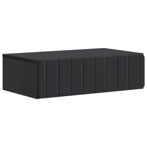 Стенен страничен масичка Черно 59 x 34,5 x 17 см
