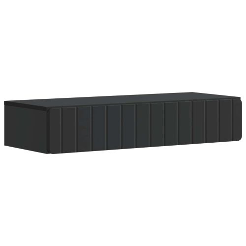 Стенен страничен масичка Черно 87,5 x 34,5 x 17 см