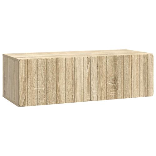 Стенно монтиран ТВ шкаф Дъб сонома 98 x 41 x 30 см