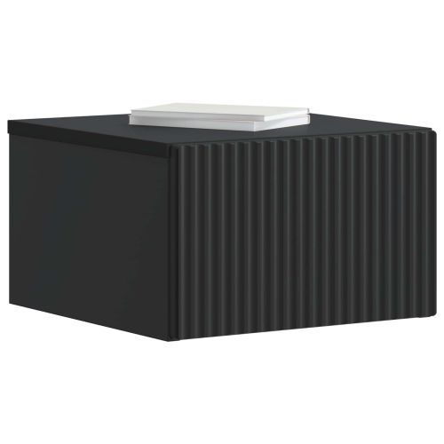 Спален шкаф с монтаж на стена Черно 33 x 34,5 x 20 см