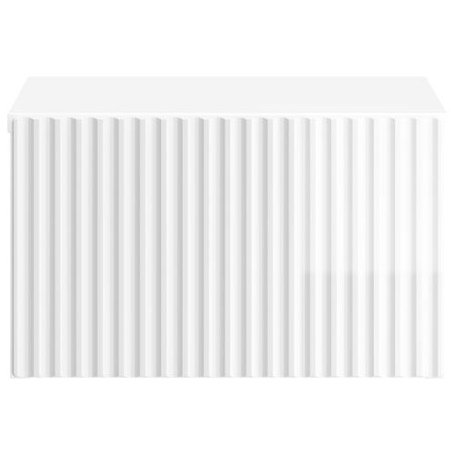 Спален шкаф с монтаж на стена 2 pcs Бял гланц 33 x 34,5 x 20 см