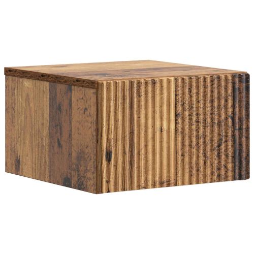 Спален шкаф с монтаж на стена Старо дърво 33 x 34,5 x 20 см