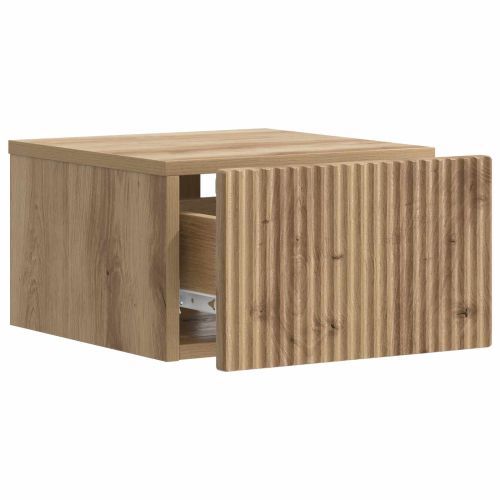 Спален шкаф с монтаж на стена Дъб артизан 33 x 34,5 x 20 см
