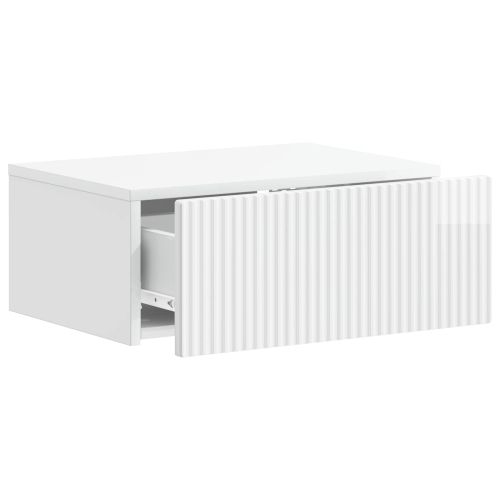 Спален шкаф с монтаж на стена 2 pcs Бял гланц 49 x 34,5 x 20 см