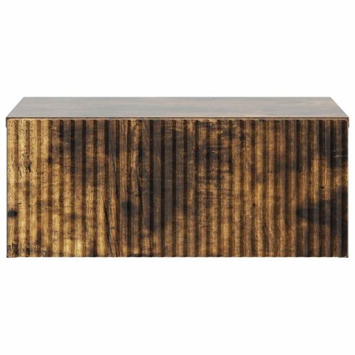 Спален шкаф с монтаж на стена Опушен дъб 49 x 34,5 x 20 см